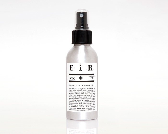 Sunblock remover