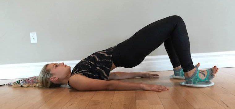 Paper Plate Pilates_Bridge Hold