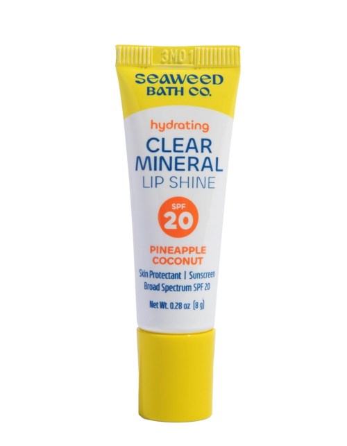 Best clear: Seaweed Bath Co. Hydrating Clear Mineral Lip Shine