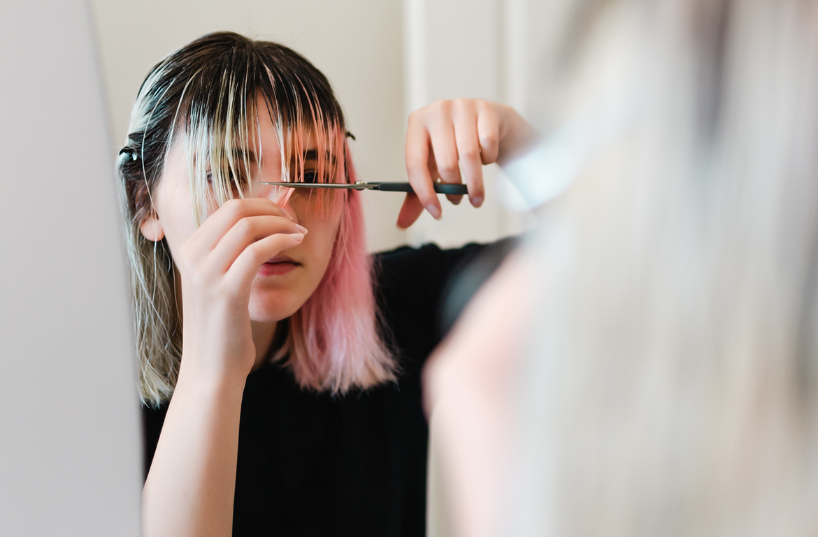How To Trim Your Own Hair at Home *Without* Having a Meltdown
