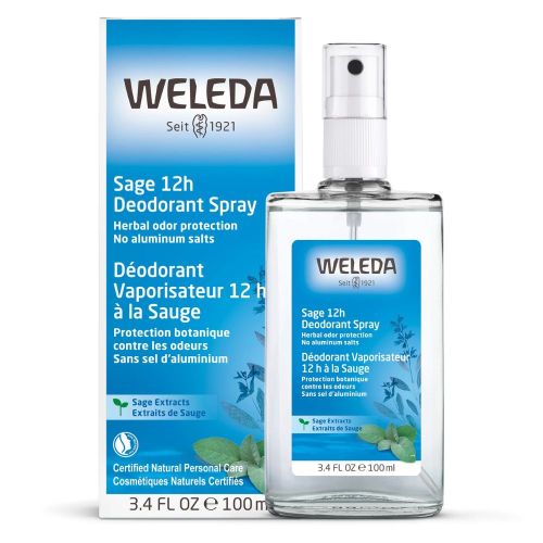 Best spray: Weleda Sage 12h Deodorant Spray