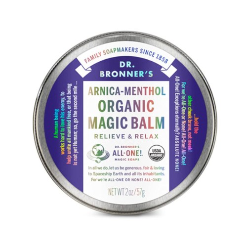 Best natural: Dr. Bronner's Arnica-Menthol Organic Magic Balm