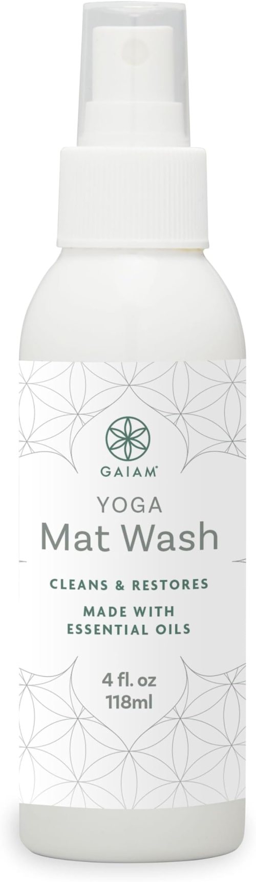 Best for sweaty workouts: Gaiam Yoga Mat Wash