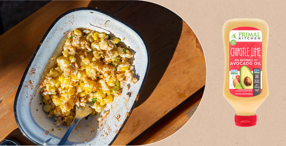 summer grilling recipe with corn and chipotle lime mayo