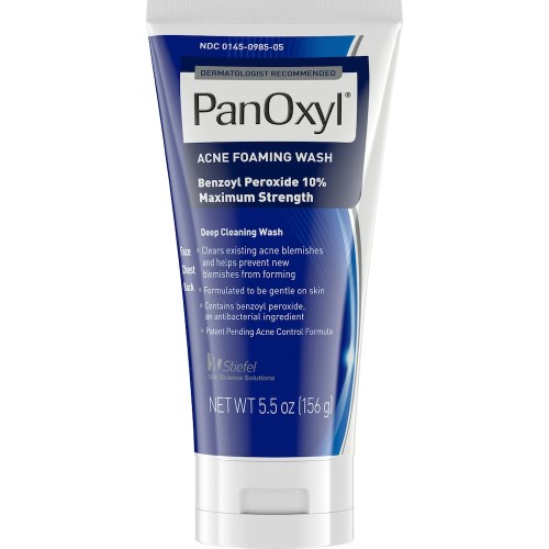 PanOxyl Acne Foaming Wash with 10% Benzoyl Peroxide