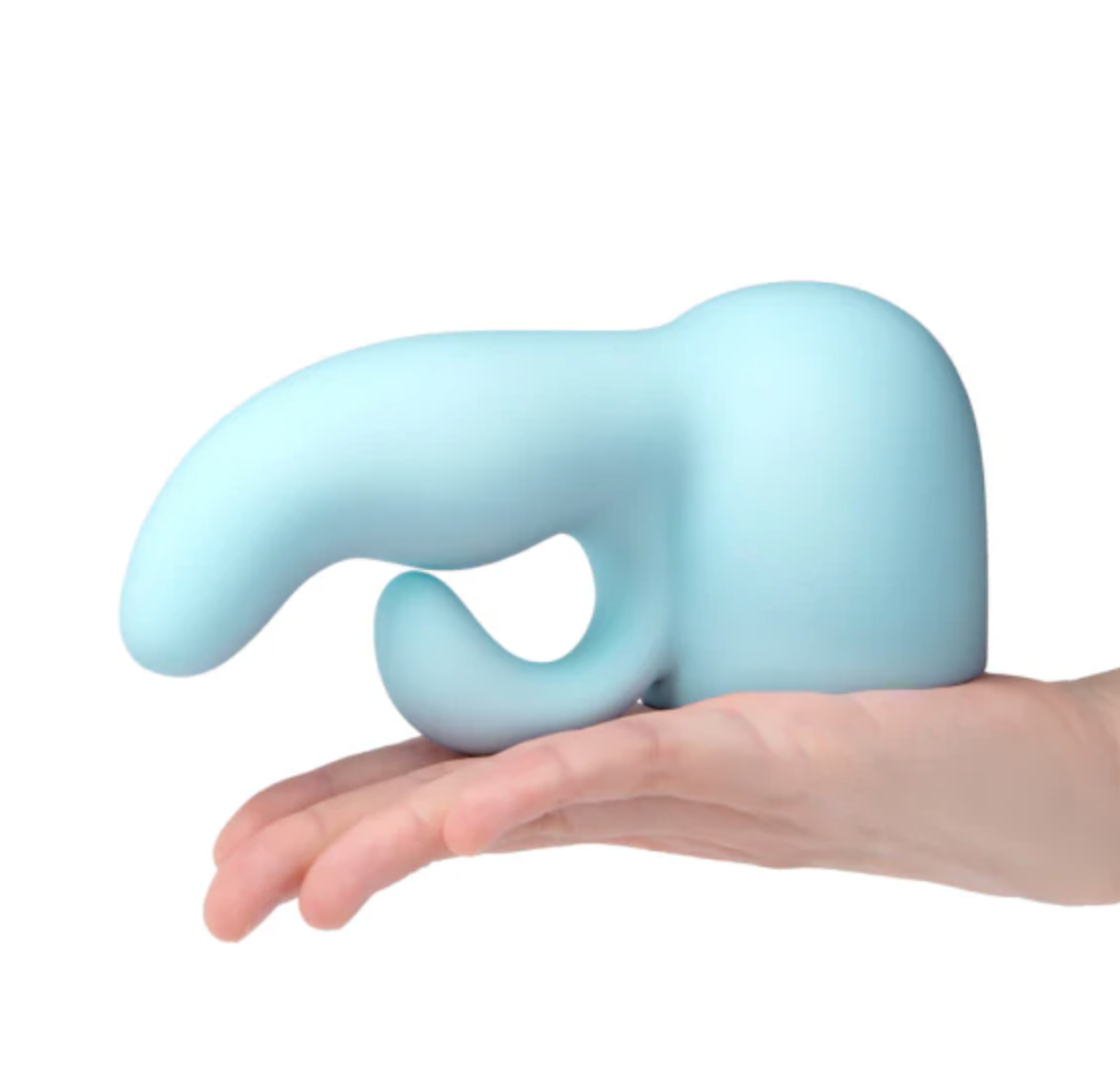 Best rabbit attachment: Le Wand Dual Original Silicone Attachment