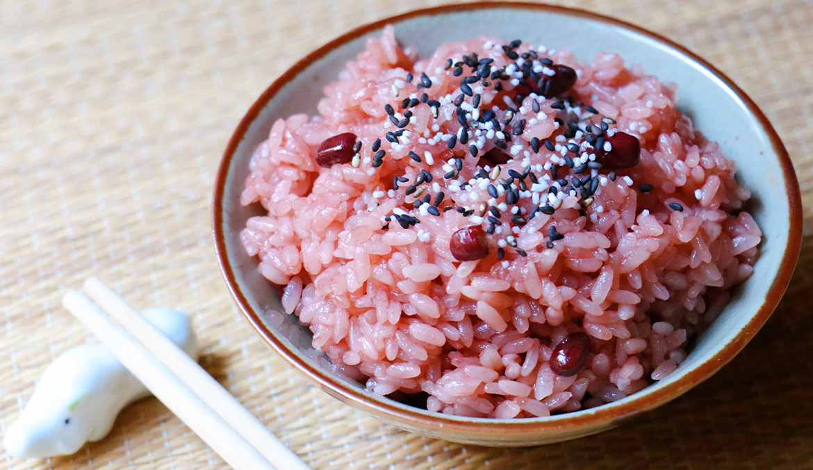 This 2-Ingredient Japanese Red Bean Rice Dish Is Packed With Longevity