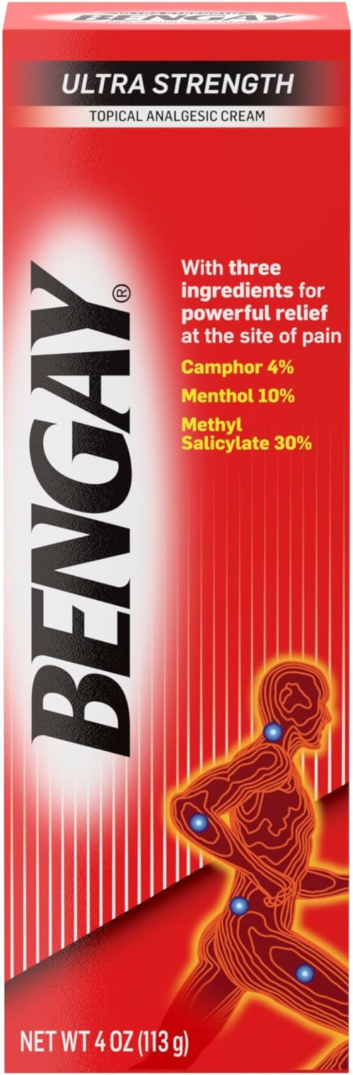 Best overall: Bengay Ultra Strength Pain Relieving Cream