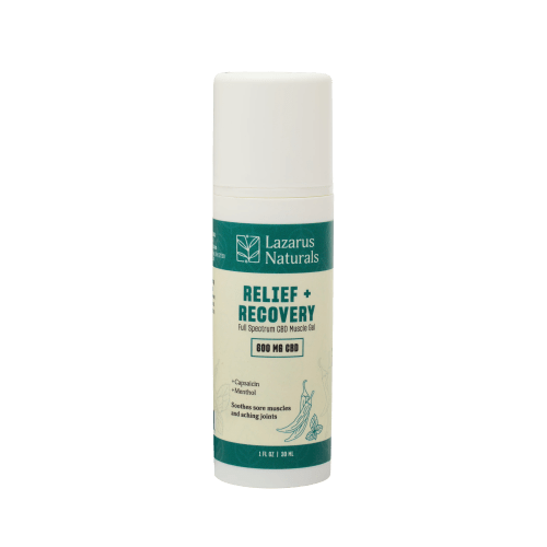 Best with CBD: Lazarus Naturals Relief + Recovery CBD Muscle Gel