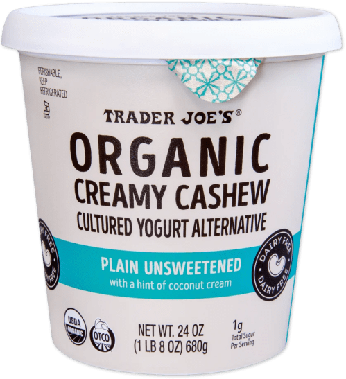 Trader Joe's Organic Creamy Cashew Cultured Yogurt Alternative