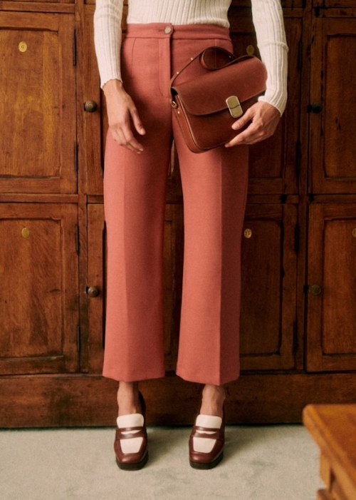 Best trousers: Sézane Martin Crop Trousers