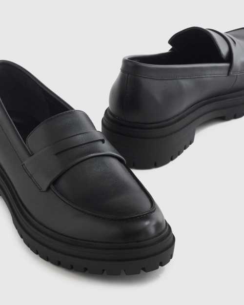 Quince Italian Leather Lug Sole Loafer