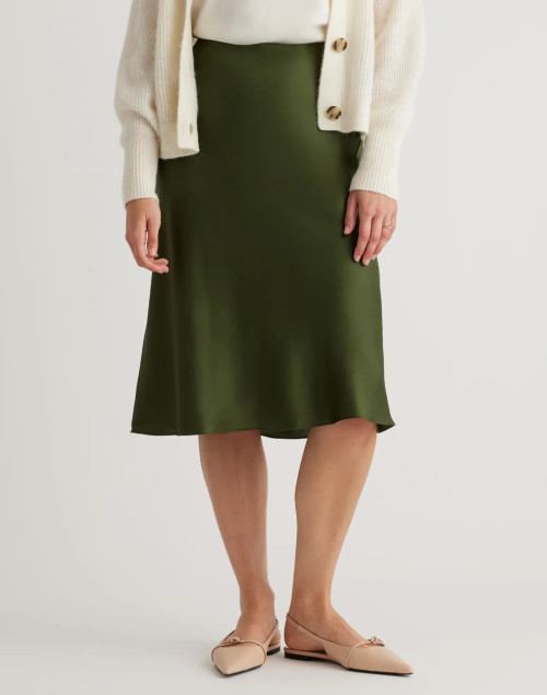 Quince 100% Washable Silk Skirt