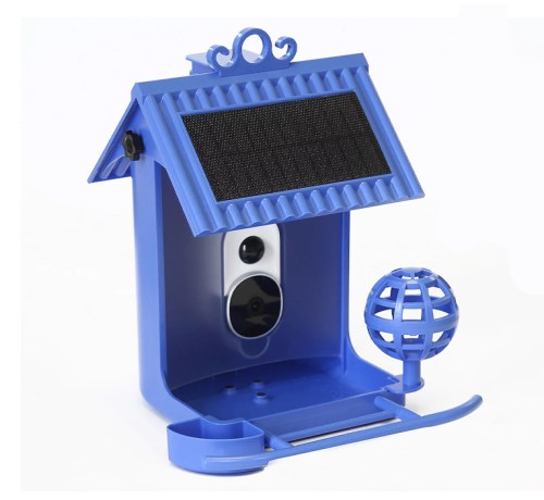 Hello Birdie Solar-Roof Smart Bird Feeder and Accessories
