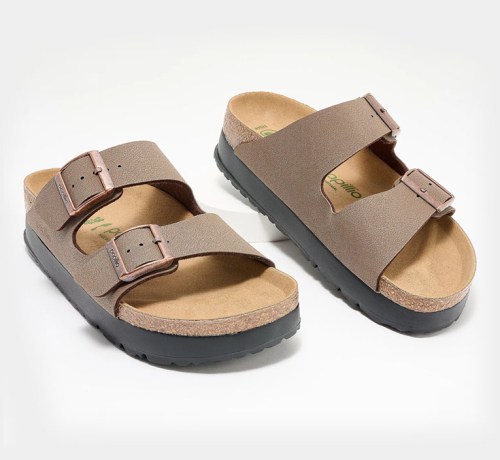 Papillio Arizona Platform Two-Strap Slide Sandal