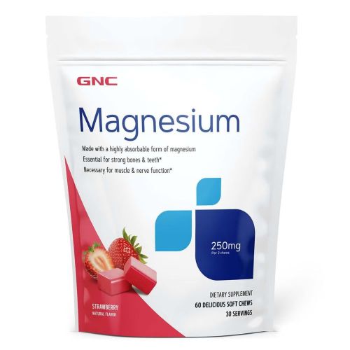GNC Strawberry Magnesium Soft Chews