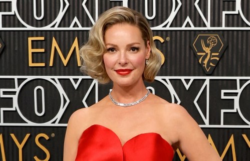 LOS ANGELES, CALIFORNIA - JANUARY 15: Katherine Heigl attends the 75th Primetime Emmy Awards at Peacock Theater on January 15, 2024 in Los Angeles, California. (Photo by Frazer Harrison/Getty Images)