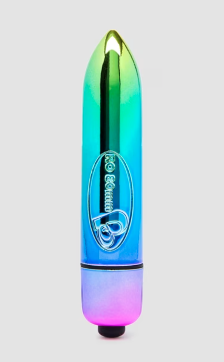 Best travel vibrator for couples: Rocks Off Rainbow 7 Function Bullet Vibrator