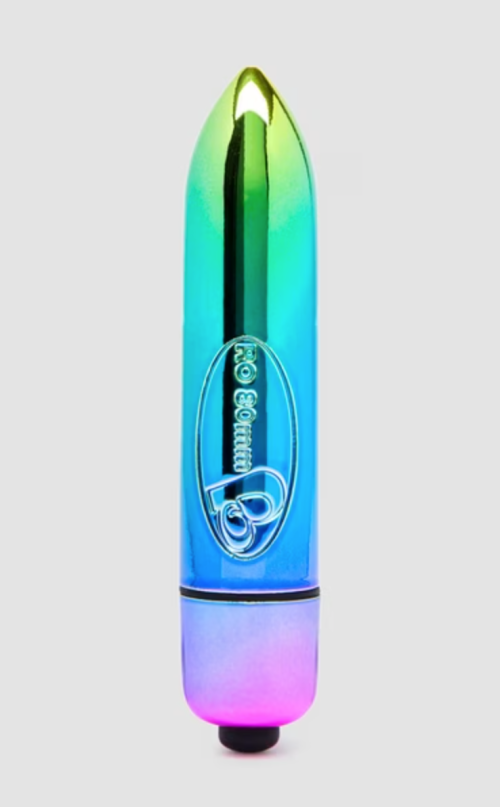 Best travel vibrator for couples: Rocks Off Rainbow 7 Function Bullet Vibrator