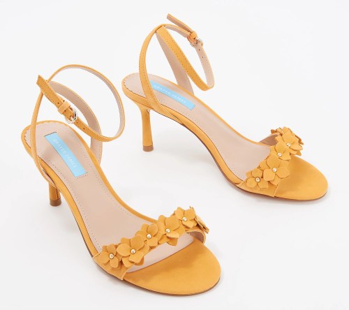 "As Is" Draper James Floral Heeled Sandals