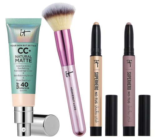 IT Cosmetics CC+ Cream Natural Matte SPF40 4-Piece Collection