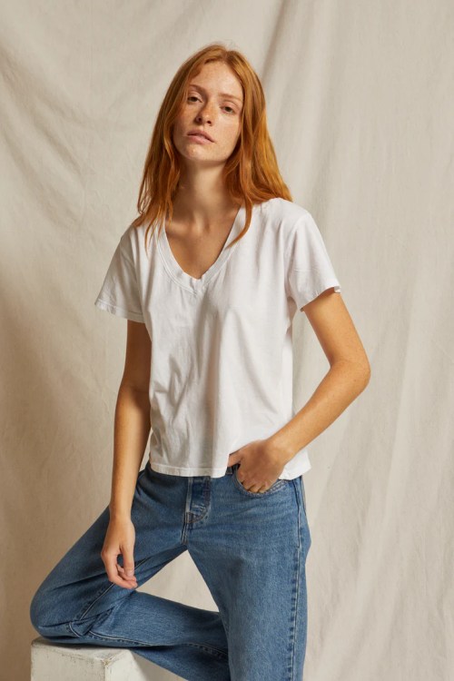 Best v-neck: Perfectwhitetee Hendrix T-Shirt