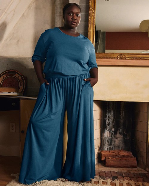 Universal Standard Isadora Wide Leg Lounge Pants