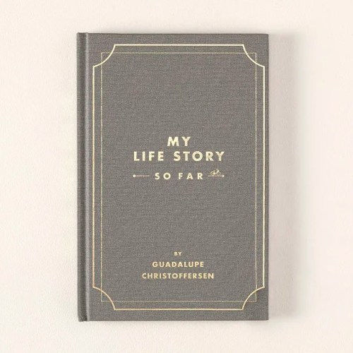 For the wordsmith: Uncommon Goods Personalized My Life Story - So Far Journal