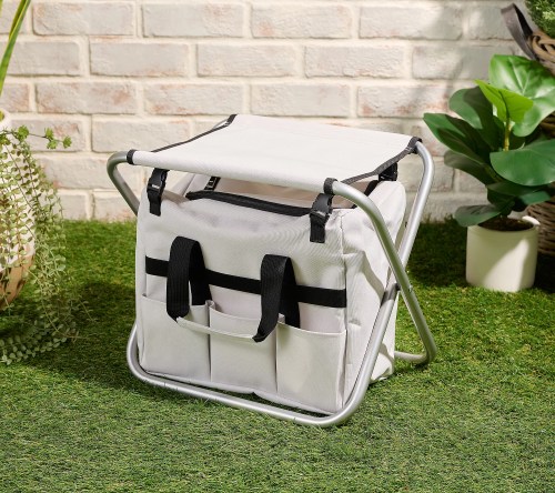 P.S. Home Portable Garden Seat with Removable Tool Bag