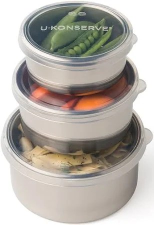 U-Konserve Square Nesting Trio Containers