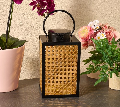 Barbara King Battery Operated Metal Cane Lantern