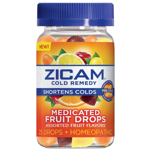 Homeopathic Zicam Medicated Fruit Drops